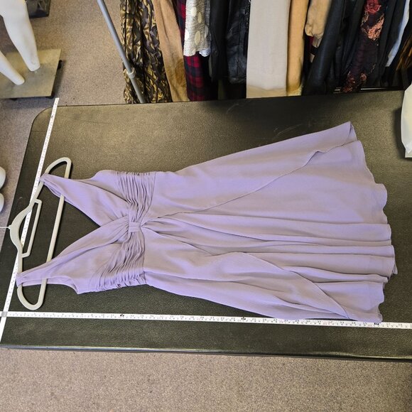 Bridesmaid Fairycore Y2K Empire Babydoll Mini Knee Length Whimsical Chiffon Lave - Picture 7 of 11